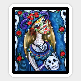 La Catrina Day Of the Dead Sticker